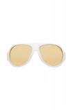 Ochelari cu protecție ecran pentru copii MOKKI Click &amp; Change ScreenSafe, 2-5 ani, alb