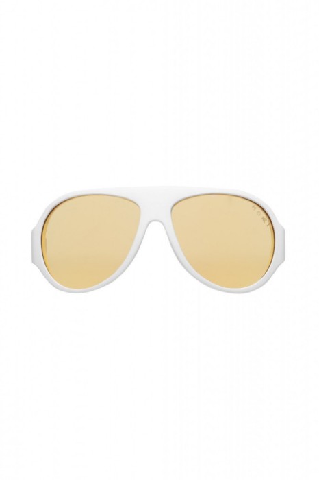 Ochelari cu protecție ecran pentru copii MOKKI Click &amp; Change ScreenSafe, 2-5 ani, alb