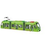Tramvai cu sunete, lumini si functie usi deschise 42 cm verde