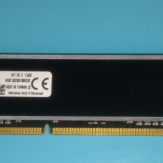 Memorie calculator DDR3 4Gb 1600Mhz Kingston HyperX Black KHX16C9B1BK2/8