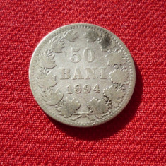 50 BANI 1894 ARGINT *****