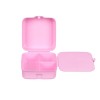 Caserola pentru alimente, 3 compartimente, pentru copii, Curcubeu, Roz, Fete, 1.1 l, ATU-087263, Oem