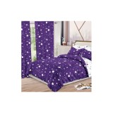 Cumpara ieftin Lenjerie de Pat Bumbac Finet, 6 Piese + 2 Draperii - SIPR-S-17