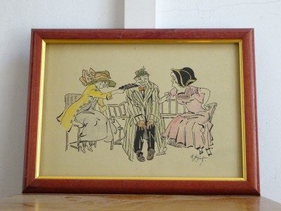 Tablou, Aurel Jiquidi - Sceneta foto