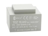 Transformator &icirc;ncapsulat 10VA 230V 6V PCB