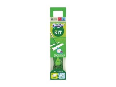 Mop pentru podea Swiffer Sweeper Kit , mop + 8 Lavete foto