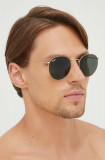 Ray-Ban ochelari de soare barbati, culoarea auriu, Ray Ban