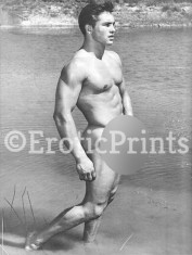 Fotografie Ultra HD dupa ilustrata veche barbat nud gay A4 21 cm x 30 cm foto