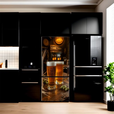 Folie imprimata color pentru decor Frigider, dimensiune 200 x 90cm, model: AVX-FR34 foto