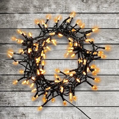 Instalatie interior/exterior 120 LED-uri, lumina calda foto