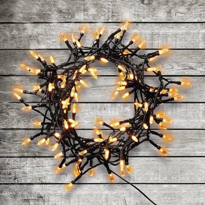 Instalatie interior/exterior 120 LED-uri, lumina calda