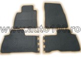Covorase Cauciuc Toyota Land Cruiser 200 (2007-Prezent) Negre, Margine Inalta