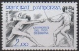 ANDORRA-Franta 1981, Sport, serie neuzata, MNH, Nestampilat