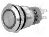 Intrerupator anti-vandalism, ON-(ON), &Oslash;19mm, ONPOW - LAS1-AGQ-11E/R/6V