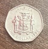 C50 - Moneda foarte veche - Jamaica - 1 dolar - 1996
