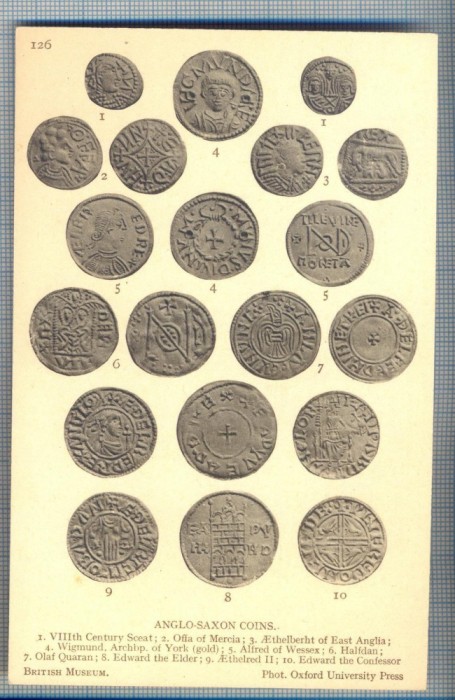 AX 321 CP VECHE - ANGLO-SAXON COINS - MONEDE ANGLO-SAXONE