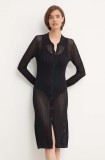 Sandro Ferrone cardigan femei, culoarea negru, light, SFS138XBDBESS