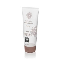 Lubrifiant + Gel Pentru Masaj Body Sensation Silky Touch, 200 ml foto