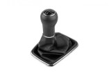 Manson Schimbator + Nuca VW Golf 4 Diesel (1998-2006), 5 Viteze, Piele Ecologica, Negru, Tija 12mm