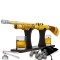 Set decantor, Shotgun, 2 pahare cu glont si suport, transparent, din sticla, capacitate: 1100 ml