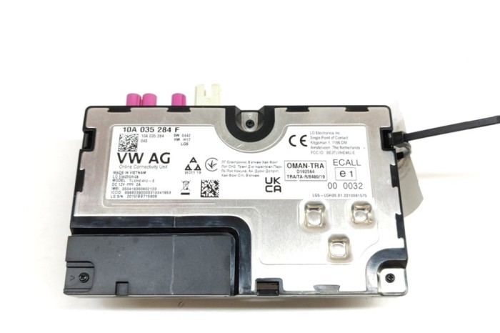 Modul de control Bluetooth SKODA SKODA ENYAQ iV SUV 5AC, 5AZ 2022 OEM: 10A035284F,10A035284 | 23561849