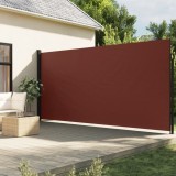 Copertina Laterala Retractabila Gossi, 220x500 cm, Maro, Poliester, Protectie UV, Vant, Apa, Montare Facila