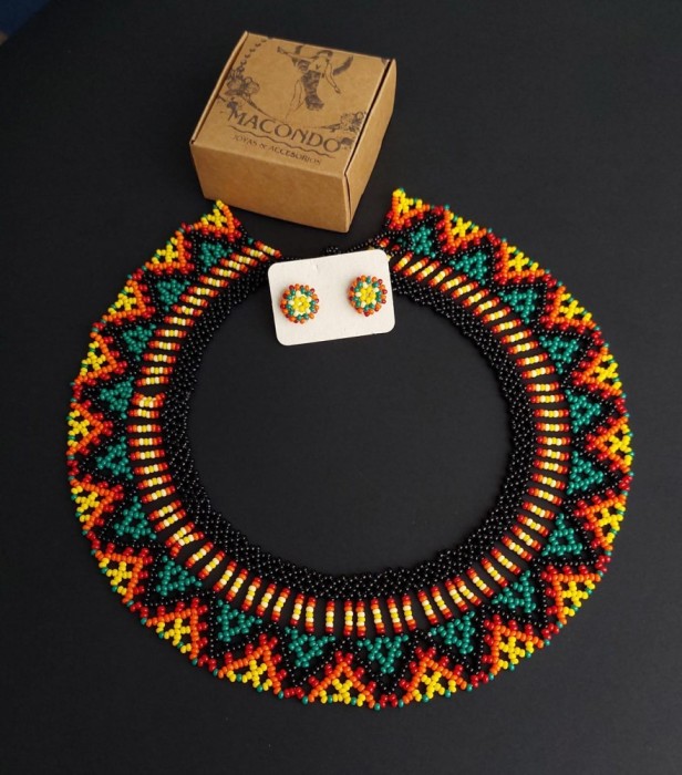 Set bijuterii &bdquo;Okama Tri&aacute;ngulo&rdquo;