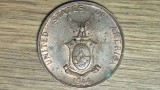 Insulele Filipine - piesa de istorie WW2 - 1 centavo 1944 S - administratie SUA - luciu batere