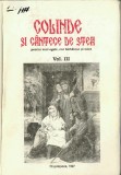C9524N Colinde și c&acirc;ntece de stea pentru voci egale, cor bărbătesc și mixt, volumul III, culegere și transcrierea notelor Ioan Simionescu, 1997