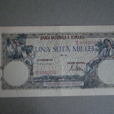 Bancnota 100000 lei 8 Mai 1947 ROMANIA - aUNC