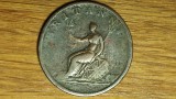 R08 Marea Britanie - moneda de colectie - 1/2 half penny 1806 -George III- superba!, Europa