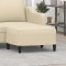 Taburet, crem, 70x55x41 cm, material textil - 2