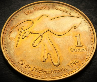 Moneda exotica 1 QUETZAL - GUATEMALA, anul 2018 * cod 4528 = A.UNC foto