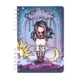 Cumpara ieftin Agenda cu spirala Santoro Gorjuss Little Storm Cloud, 16 x 21 x 2.2 cm, dictando, 192 pagini