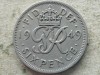 MAREA BRITANIE-6 PENCE 1949, Europa, Cupru-Nichel