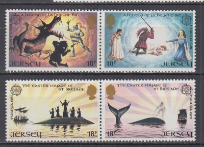 JERSEY 1981 EUROPA SERIE MNH foto