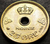 Moneda istorica 25 ORE - NORVEGIA, anul 1950 * cod 400 A, Europa
