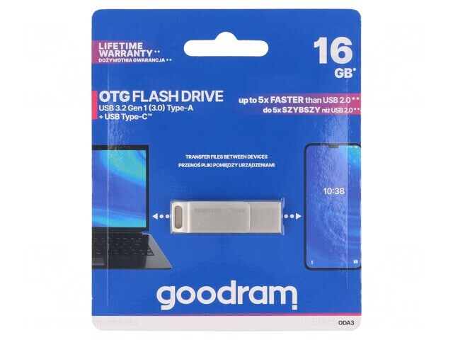 Pendrive USB 3.2 16GB Argintie