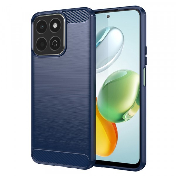 Husa pentru Honor X7c / 200 Smart, Techsuit, Carbon, Albastra