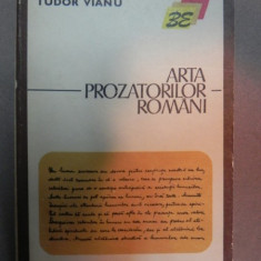 ARTA PROZATORILOR ROMANI- TUDOR VIANU,1977