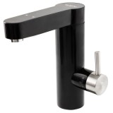 Robinet electric instant B&Ouml;HM BY-8E-1B negru 3000W cu afisaj digital, incalzire rapida 5s, compact