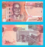 Botswana (p#31) 20 Pula 2009 UNC &#039;Motsete&#039; serie: AA0975987