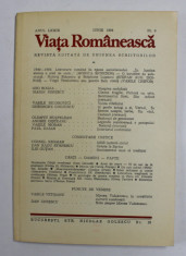 VIATA ROMANEASCA , REVISTA EDITATA DE UNIUNEA SCRIITORILOR , ANUL LXXIX , NR. 6 , IUNIE , 1984 foto