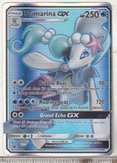 bnk crc Cartonas Pokemon 2017 Primarina GX SM39 Promo holo