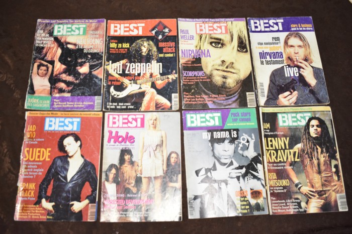 lot opt reviste Best limba engleza 1993-1994 muzica