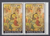 ROMANIA 1991 LP 1273 CRACIUN PERECHE MNH