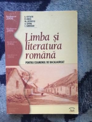 n4 Limba si literatura romana pentru examenul de bacalaureat 2006 foto