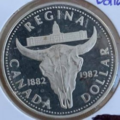CANADA 1 DOLLAR, DOLAR 1982, PROOF, KM#133, AG. foto