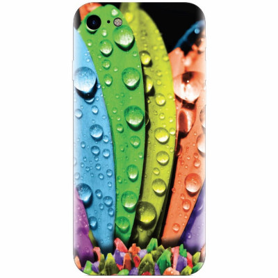 Husa silicon pentru Apple Iphone 6 / 6S, Colorful Daisy Petals foto