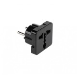 Adaptor Priza UK-UE , Negru